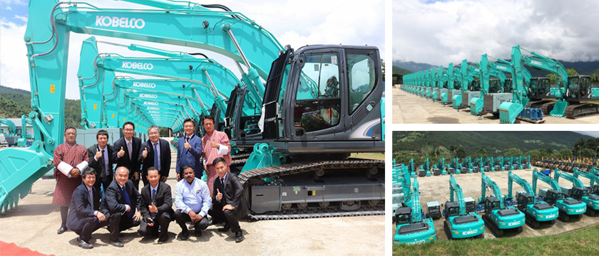 Japan gifted Bhutan with KOBELCO